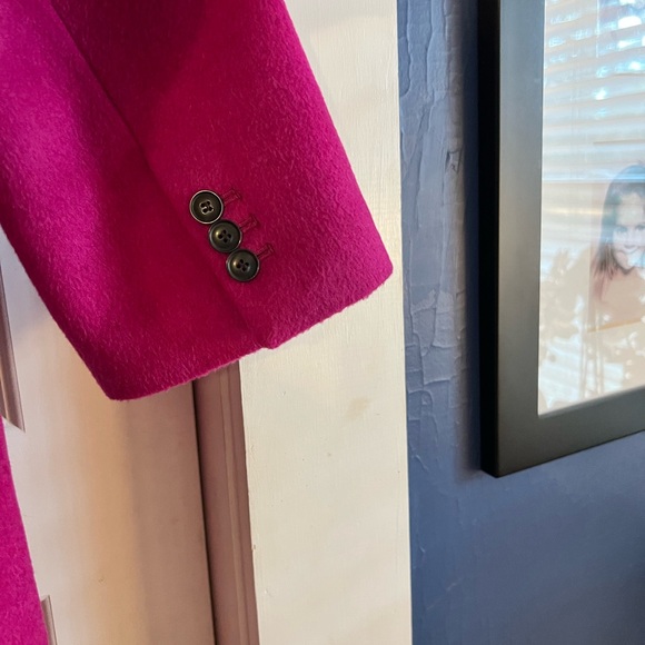 EUC/Like New LOFT XXL Fushia Wool Blend Winter Coat - Picture 6 of 6